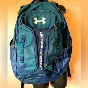 Under Armour Storm Contender Backpack, Moroccan Blue/White, One Size